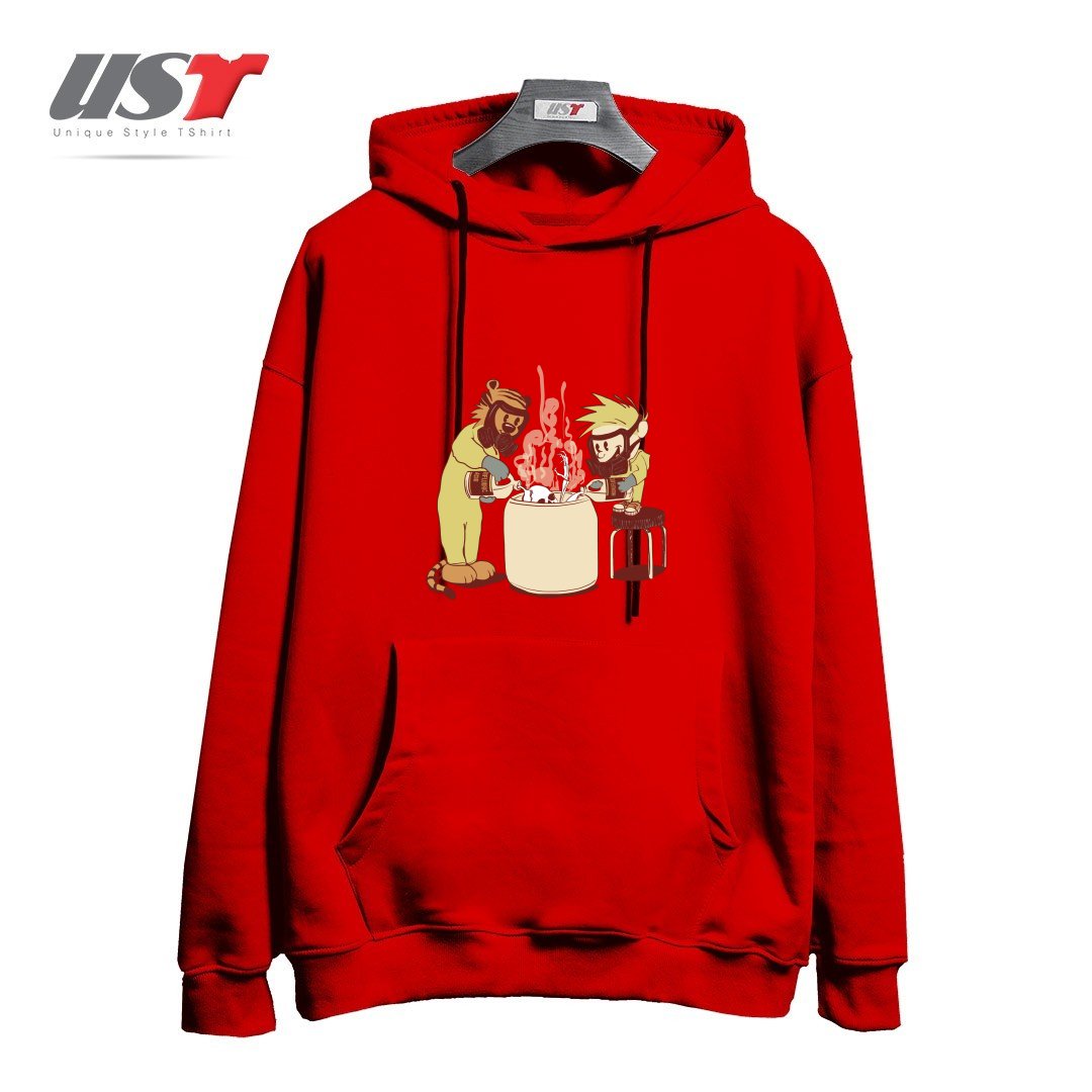 طرح (DIS)SOLVING THE MATTER هودی اورسایزرنگ قرمز