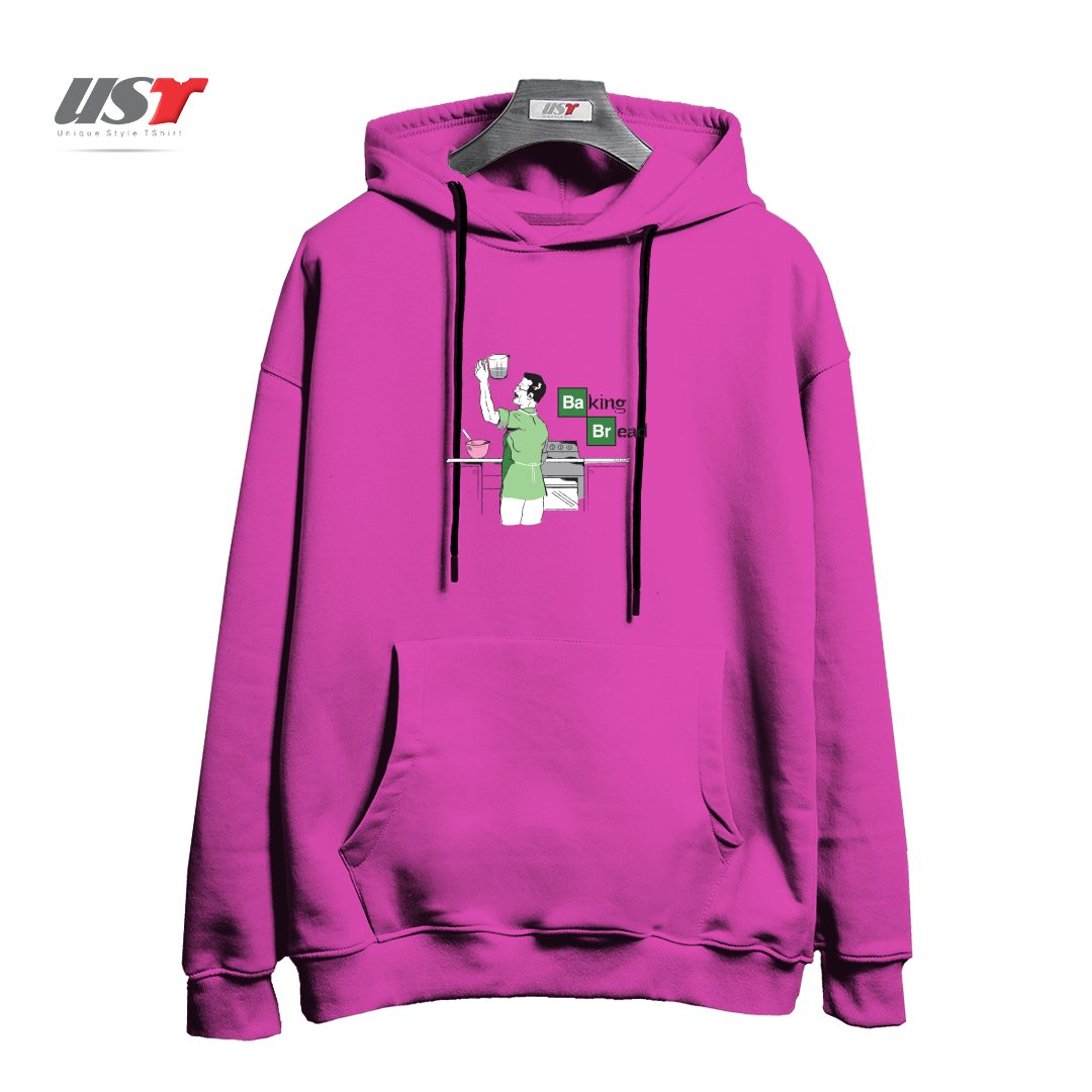 هودی اورسایز طرح BAKING BREAD