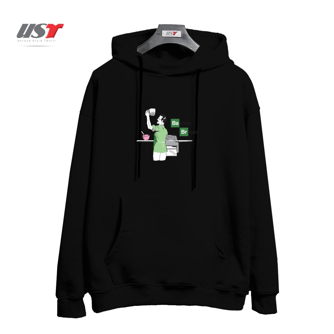 هودی اورسایز طرح BAKING BREAD