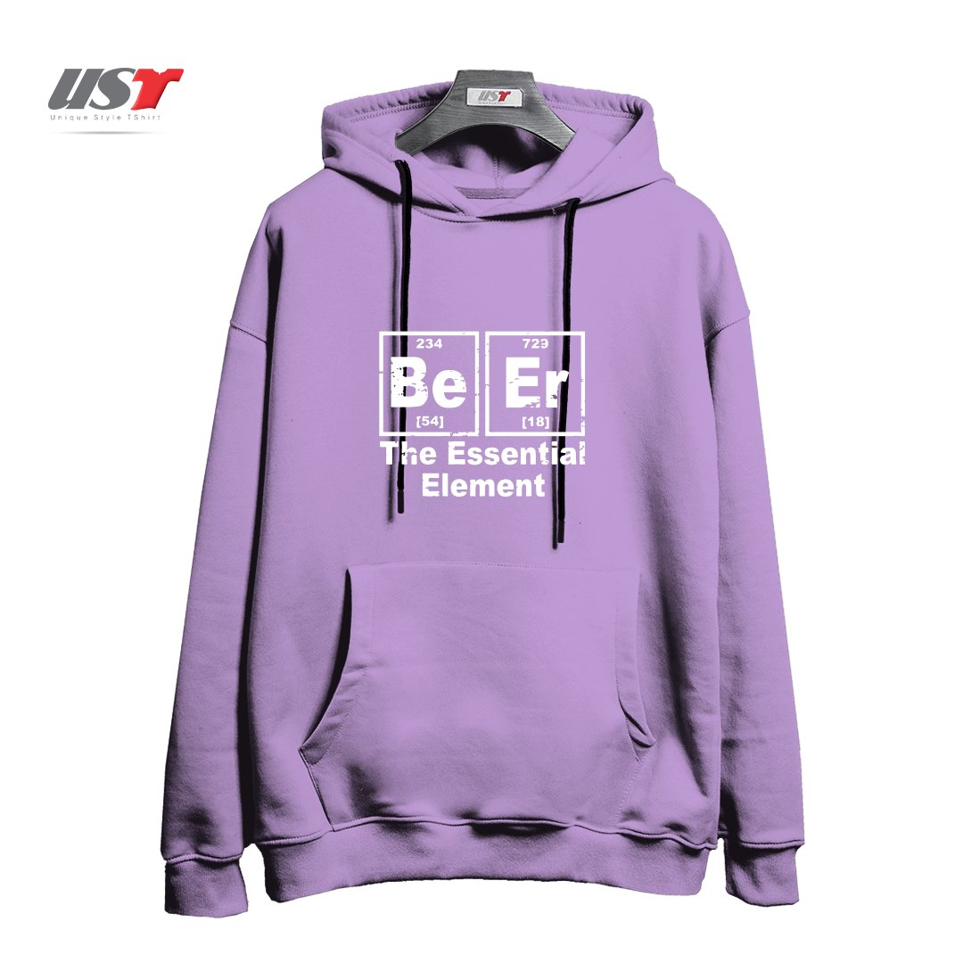 هودی اورسایز طرح BEER THE ESSENTIAL ELEMENT CHEMISTRY PUB BBQ PARTY FUNNY FATHER BBQ T-SHIRTS