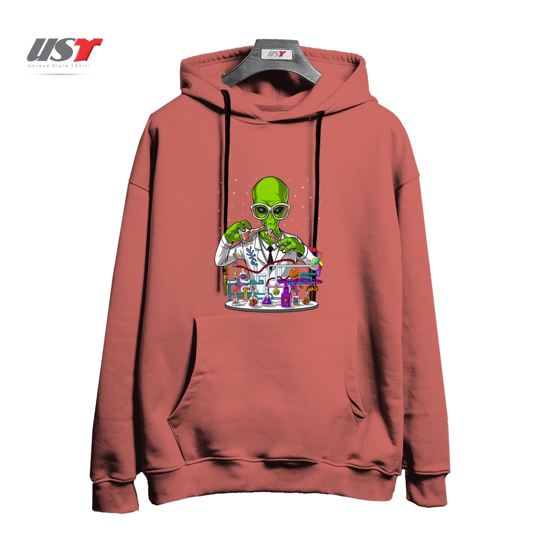هودی اورسایز طرح CHEMISTRY ALIEN