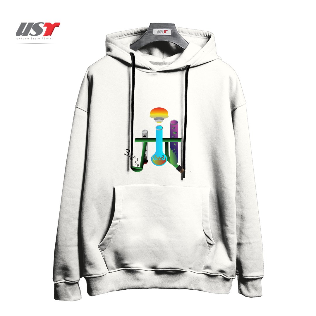 طرح CHEMPI هودی اورسایزرنگ سفید