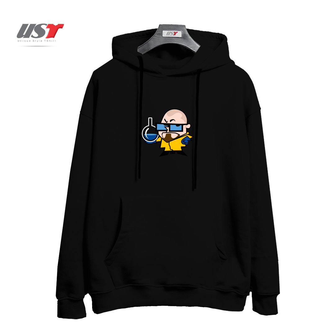 هودی اورسایز طرح DEXTER WHITE