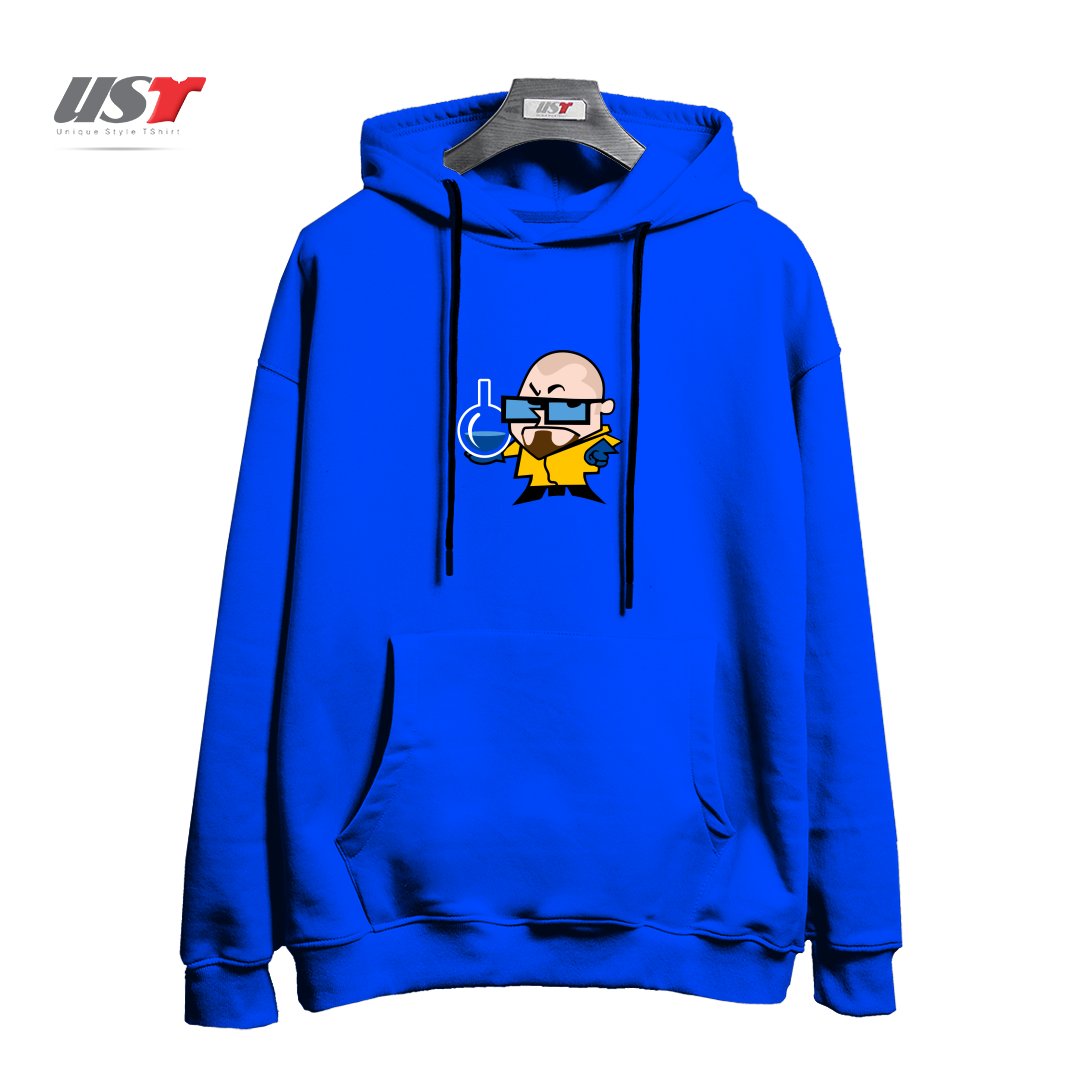 هودی اورسایز طرح DEXTER WHITE