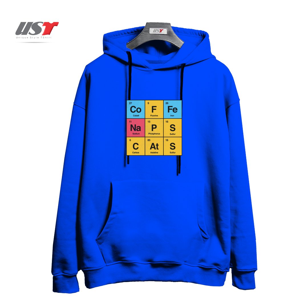 هودی اورسایز طرح SCIENCE, NAPS & CATS BY TOBE FONSECA