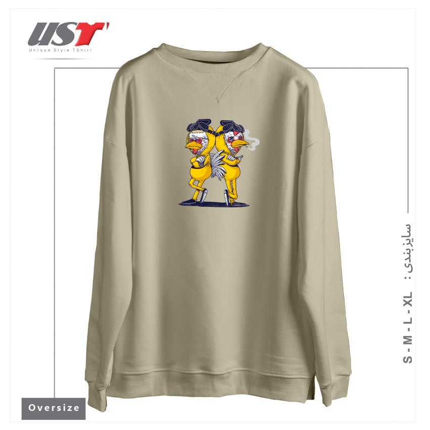 سوییشرت اورسایز طرح POLLOS