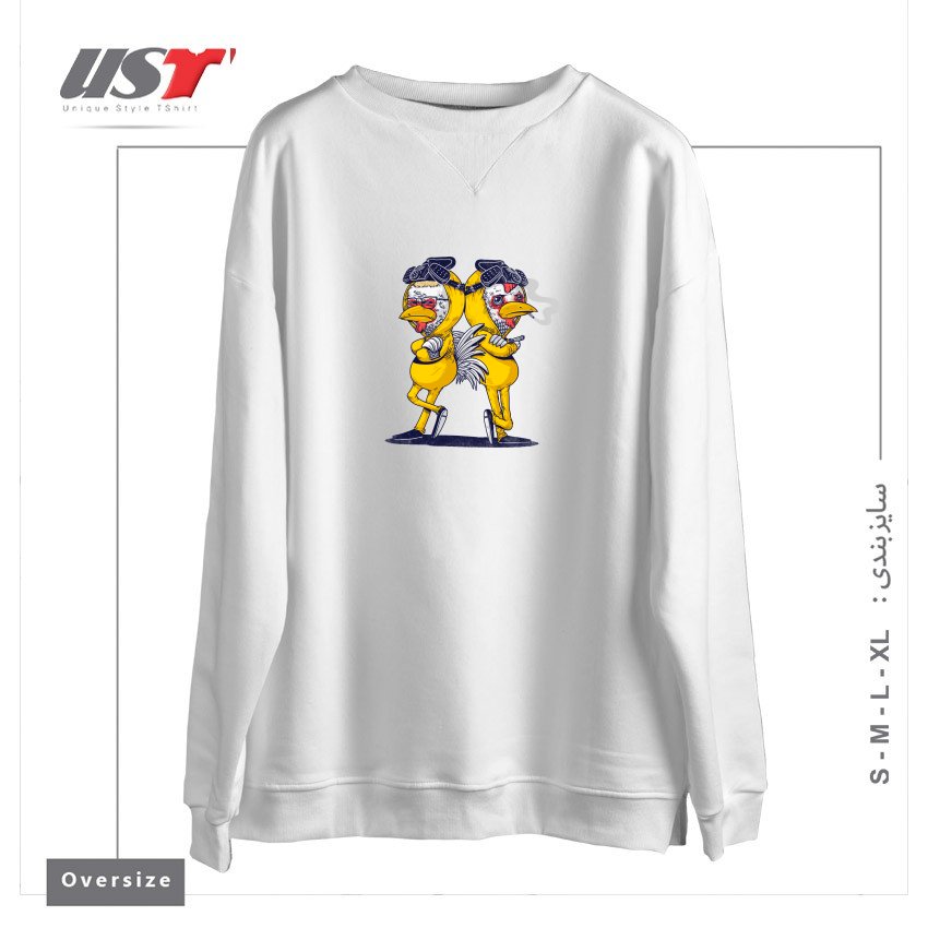 سوییشرت اورسایز طرح POLLOS