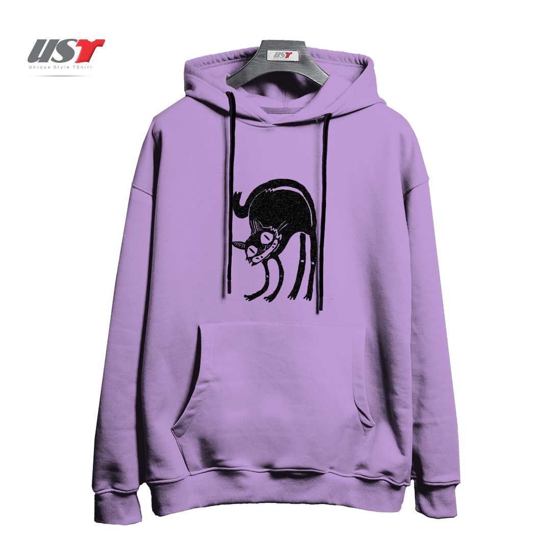 طرح BLACK CAT - LEGEND DERRY2121545 هودی اورسایزرنگ یاسی