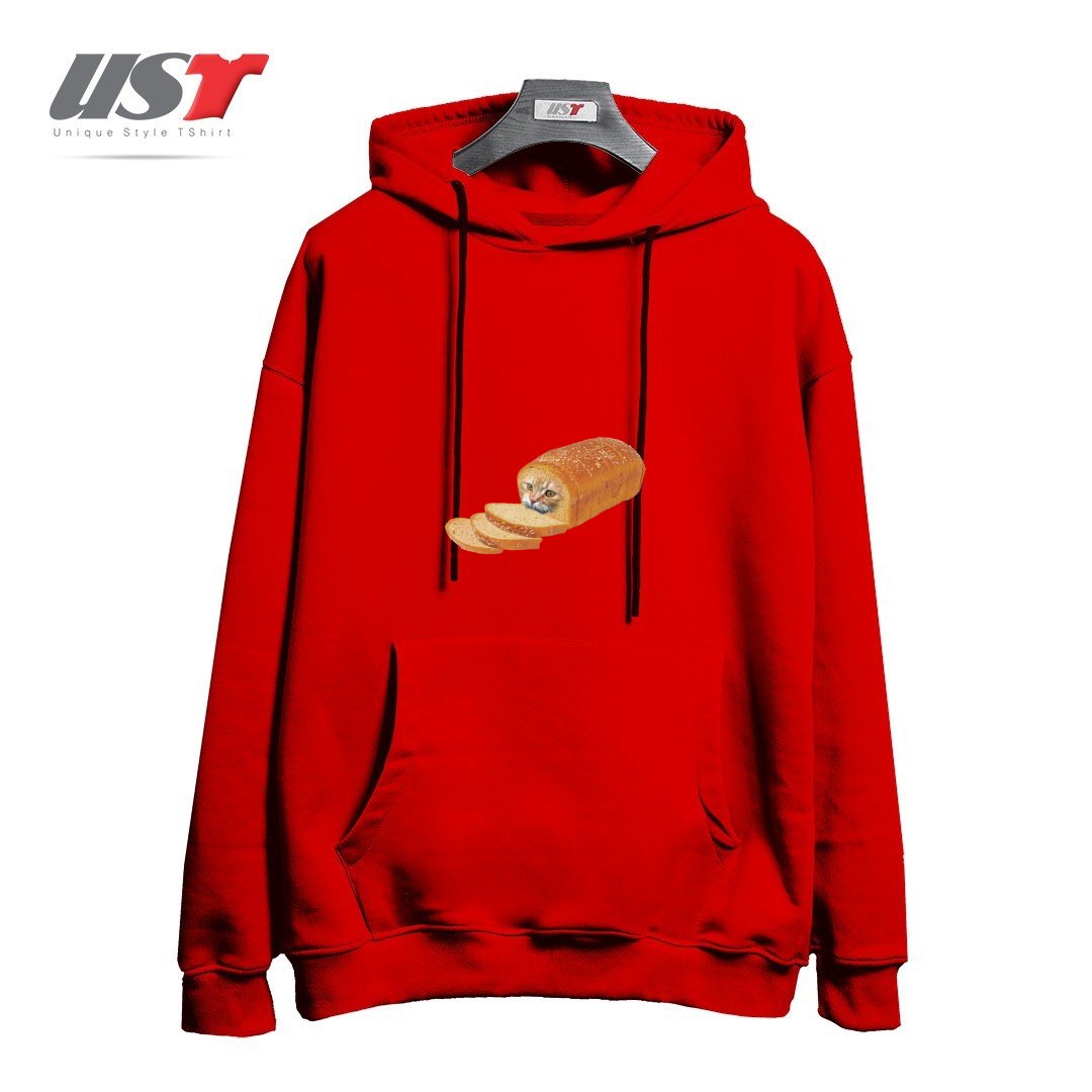 هودی اورسایز طرح CAT LOAF KITTY KITTEN BREAD BREADLOAF CATS FUNNY54545