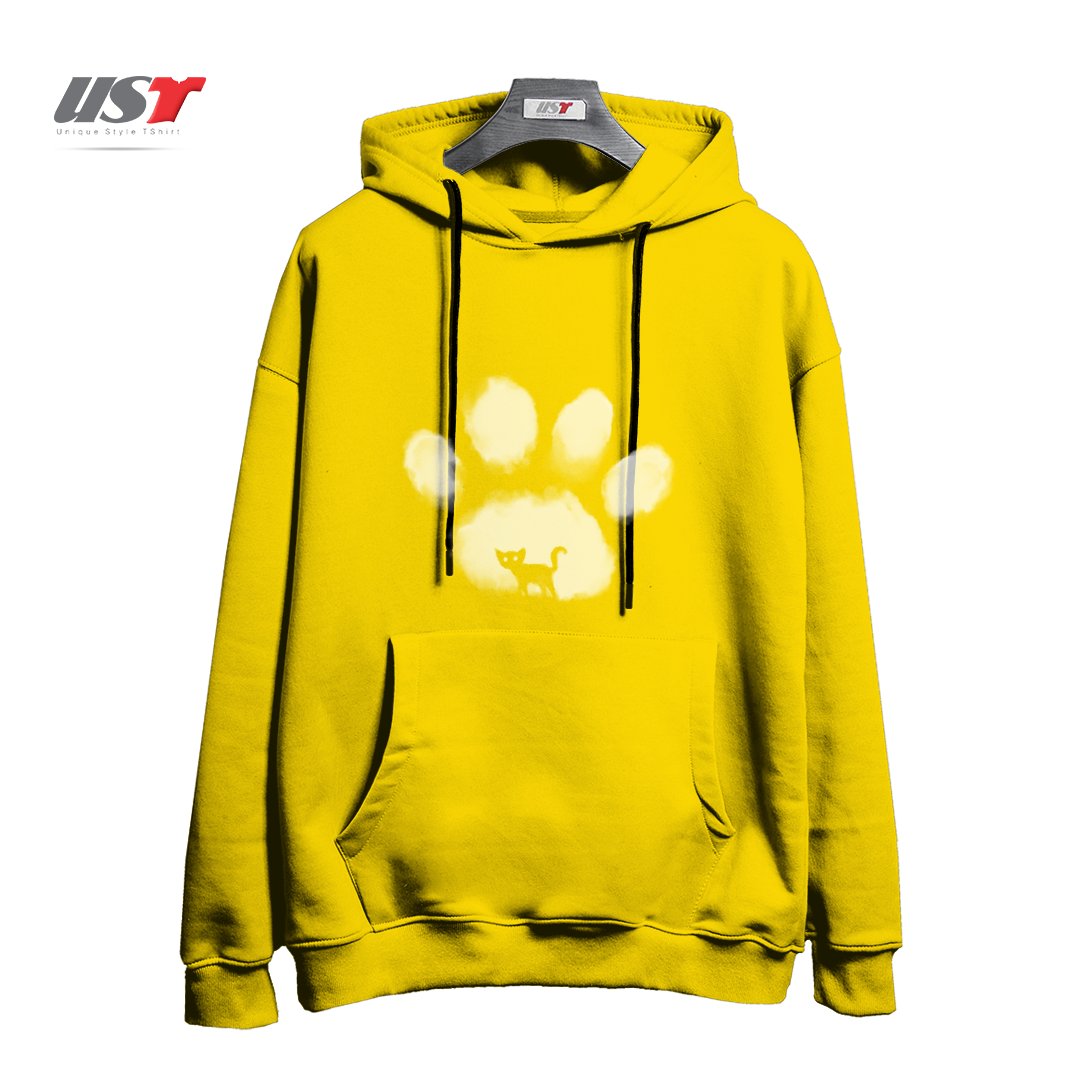 هودی اورسایز طرح CAT MARK