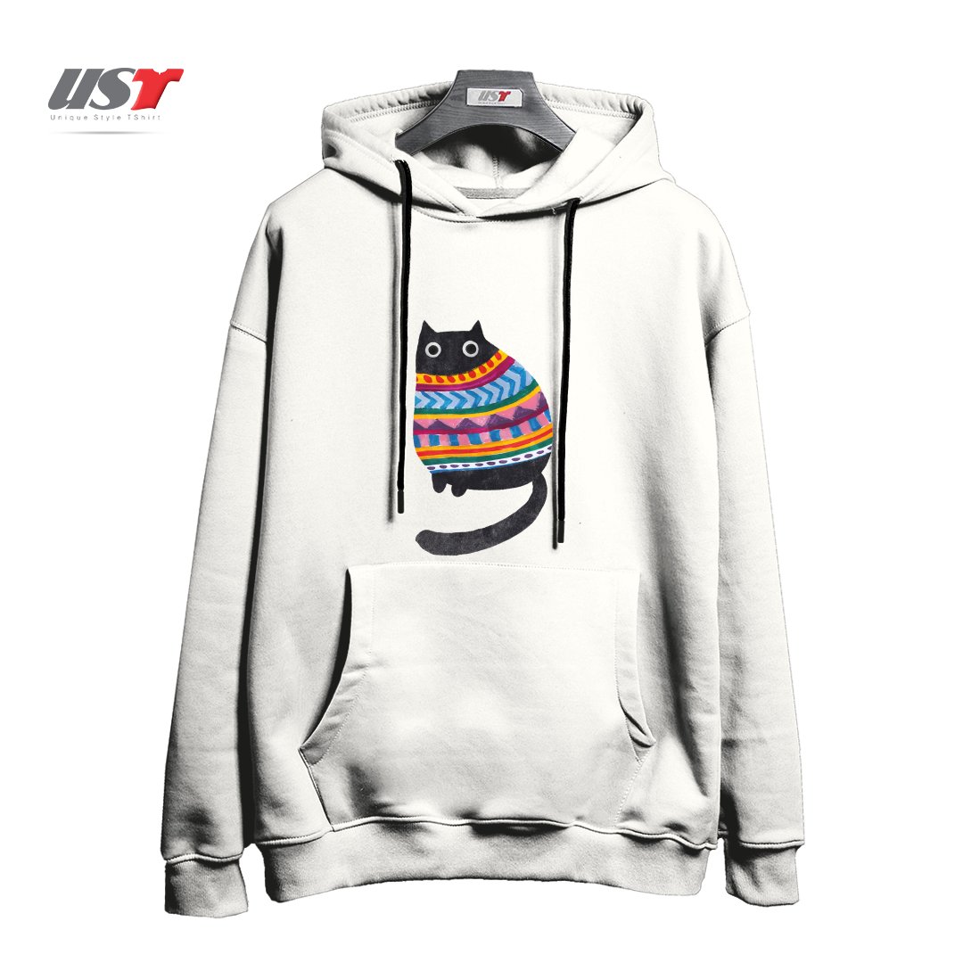 هودی اورسایز طرح WINTER WOOLY