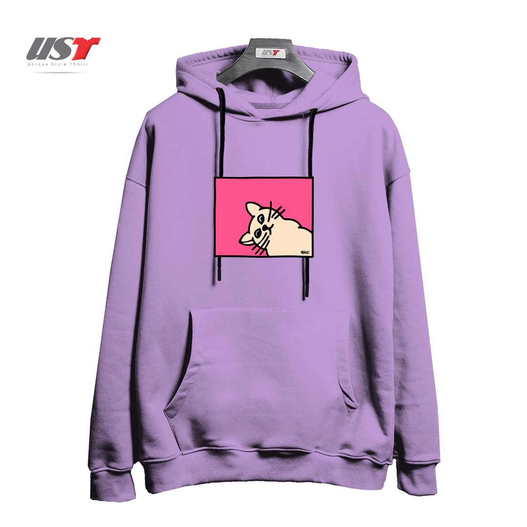 هودی اورسایز طرح STAY CURIOUS