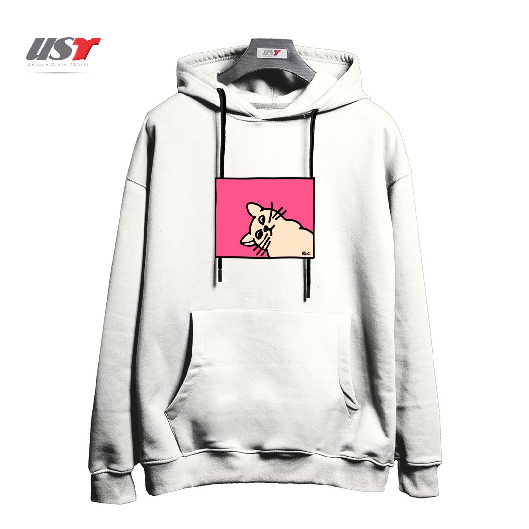 هودی اورسایز طرح STAY CURIOUS