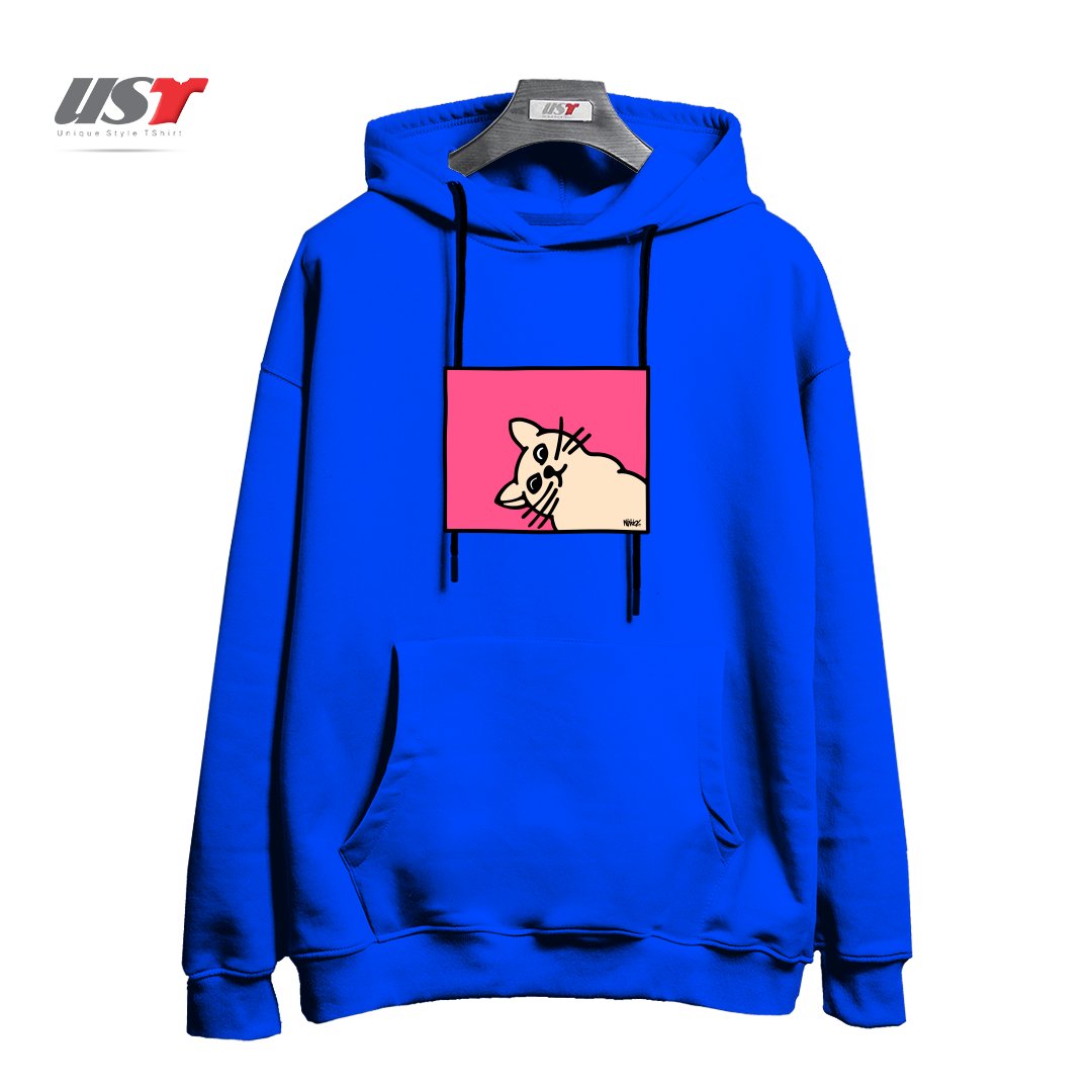 هودی اورسایز طرح STAY CURIOUS