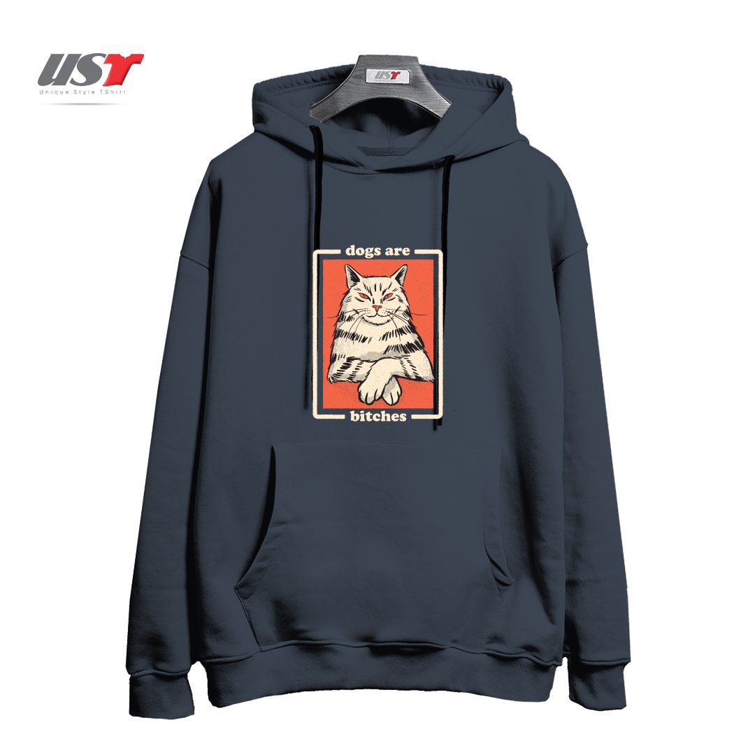 هودی اورسایز طرح DOGS ARE...