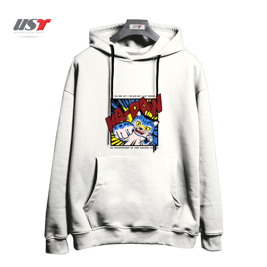 طرح KA-PAW هودی اورسایزرنگ سفید