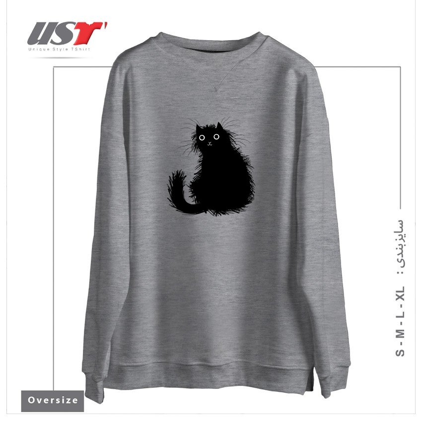 سوییشرت اورسایز طرح MOGGY