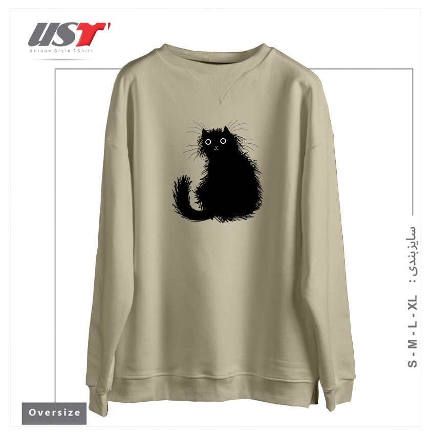 سوییشرت اورسایز طرح MOGGY
