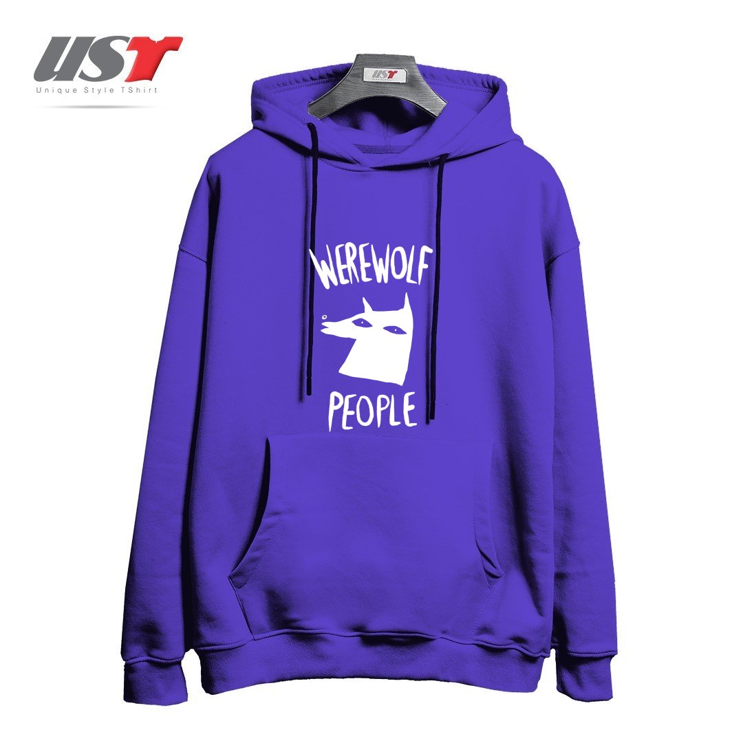 طرح WEREWOLF PEOPLE -VERSION ONE هودی اورسایزرنگ بنفش