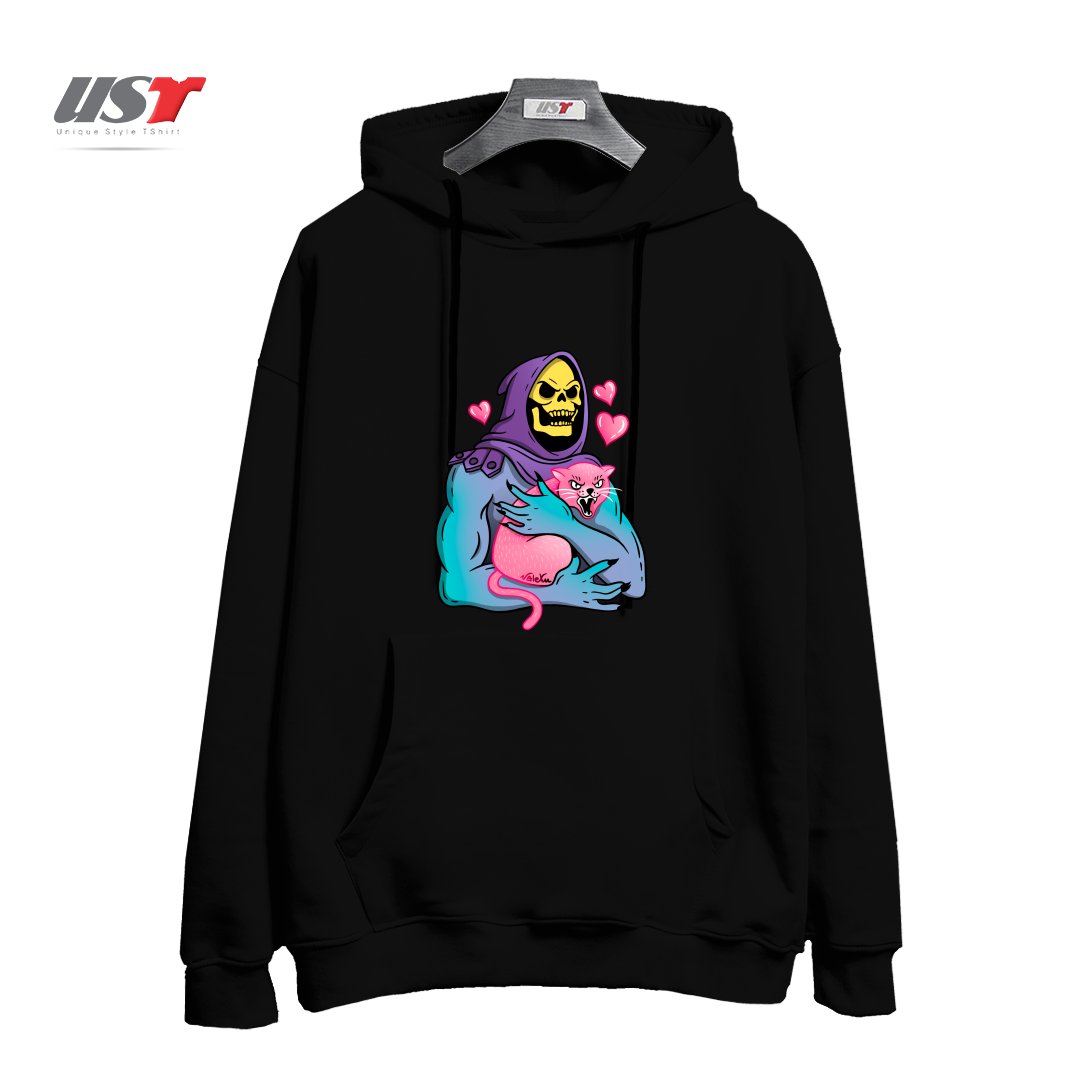 هودی اورسایز طرح SKELETOR'S CAT