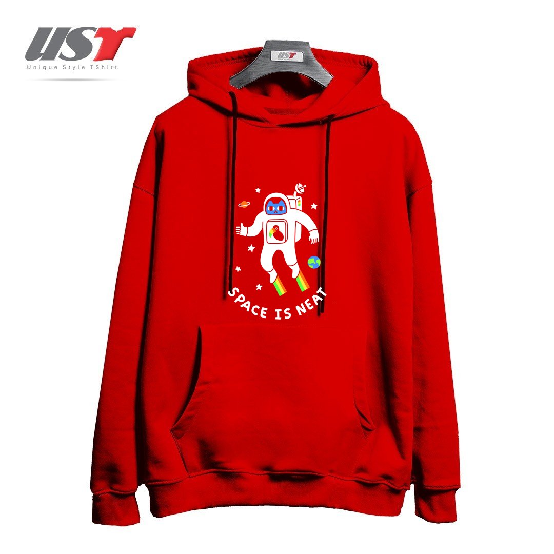 هودی اورسایز طرح SPACE IS NEAT