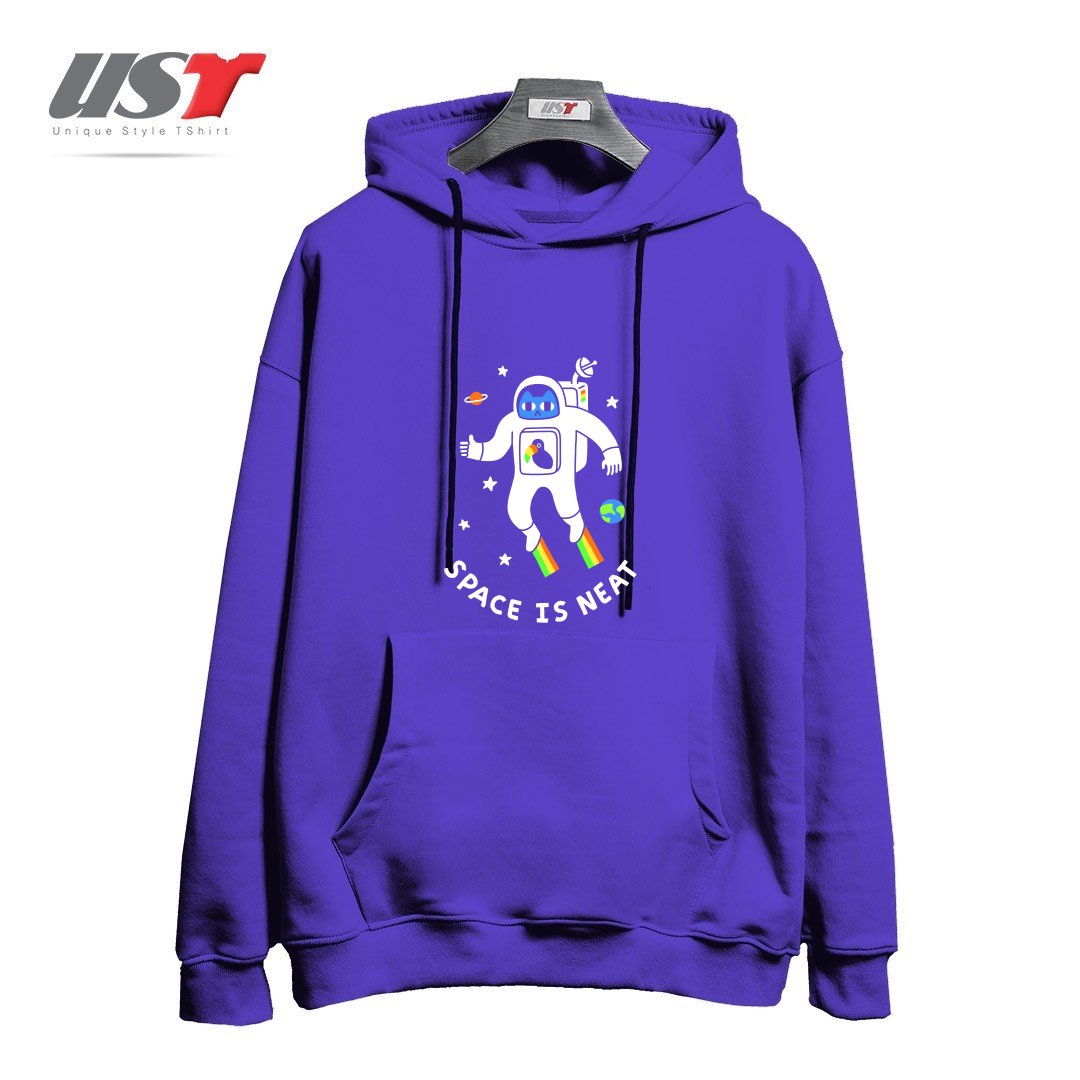 هودی اورسایز طرح SPACE IS NEAT