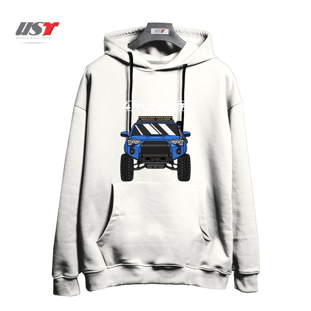 طرح 4 RUNNER OFF-ROAD PICKUP TRUCK هودی اورسایزرنگ سفید