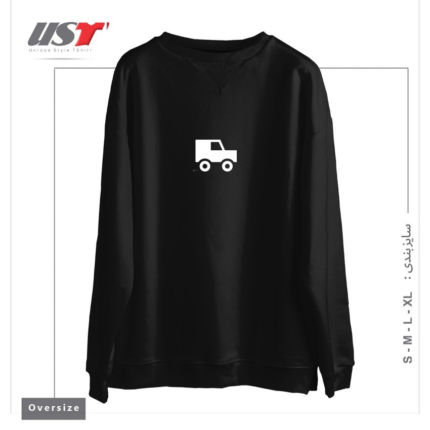 سوییشرت اورسایز طرح CARS 01 THE OFFROAD (TH014)