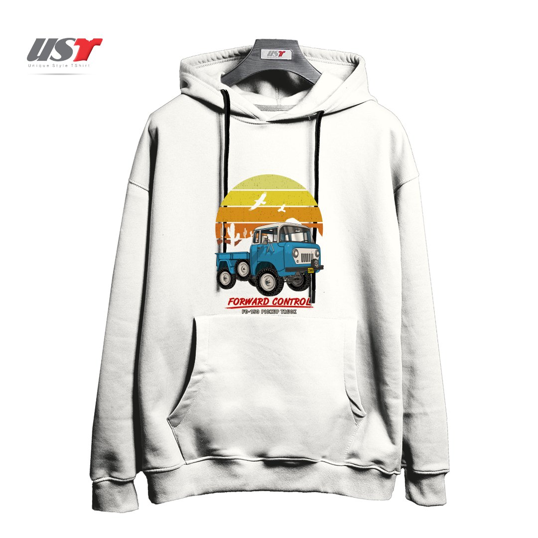 هودی اورسایز طرح FORWARD CONTROL PICUP TRUCK FC-150