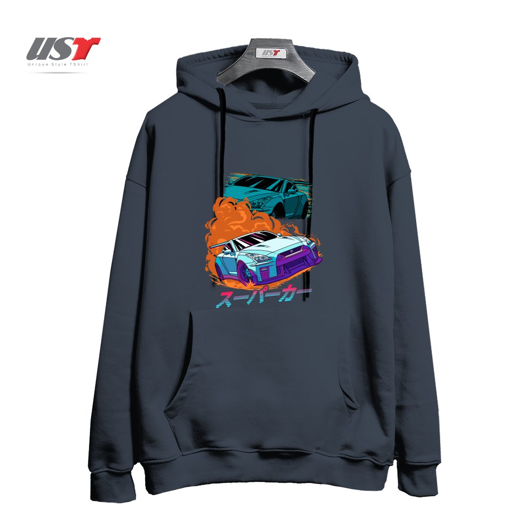 طرح JDM GT-R NIPPON STREET RACING CAR هودی اورسایزرنگ دودی