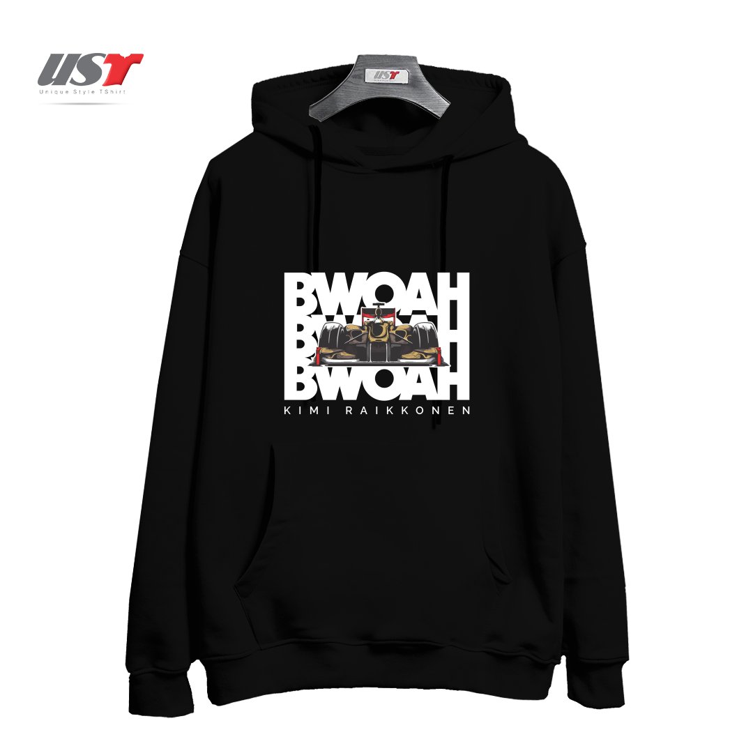 هودی اورسایز طرح KIMI RAIKKONEN - BWOAH BWOAH BWOAH