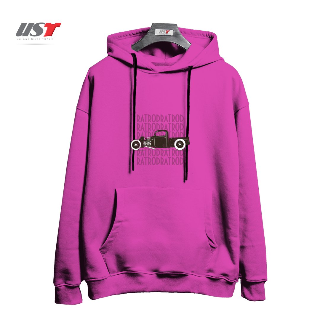 هودی اورسایز طرح RAT ROD HOT ROD T-SHIRT
