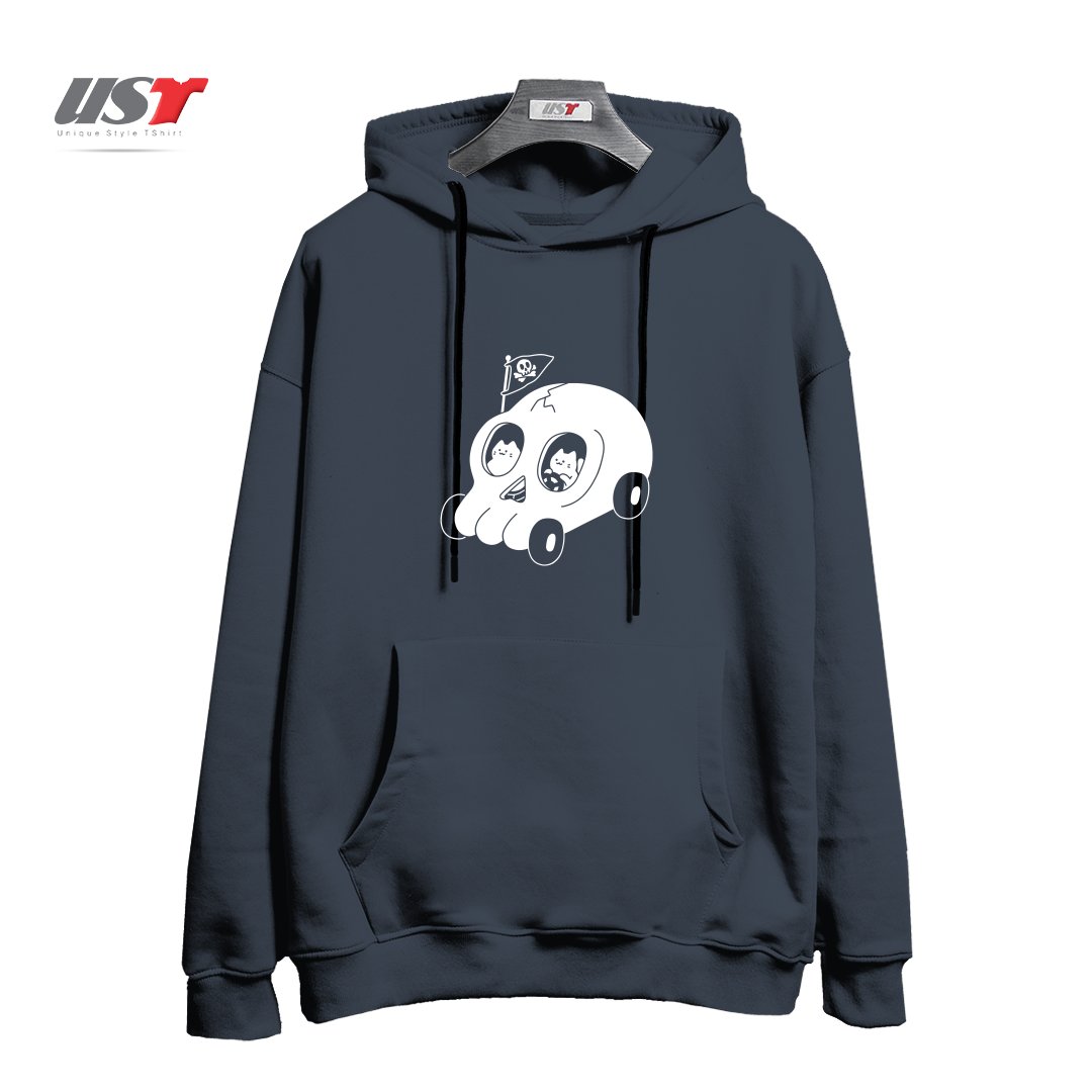 طرح SKULLMOBILE5151 هودی اورسایزرنگ دودی