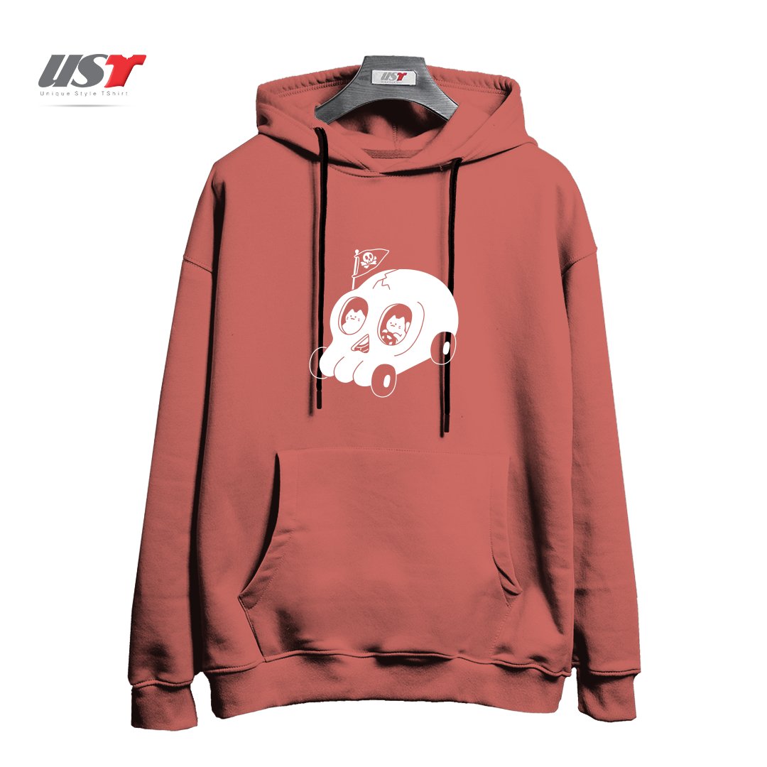 هودی اورسایز طرح SKULLMOBILE5151