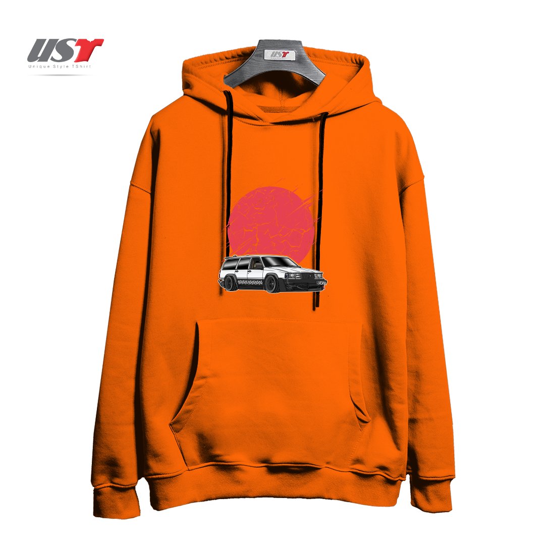 طرح VOLVO 940 STREET RACING هودی اورسایزرنگ نارنجی