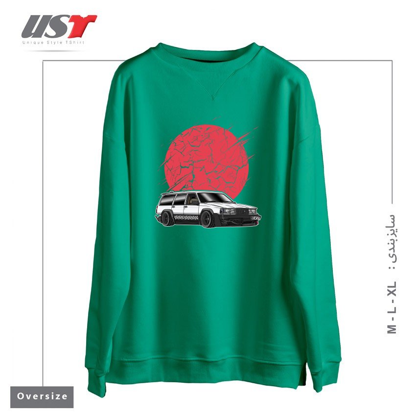 سوییشرت اورسایز طرح VOLVO 940 STREET RACING