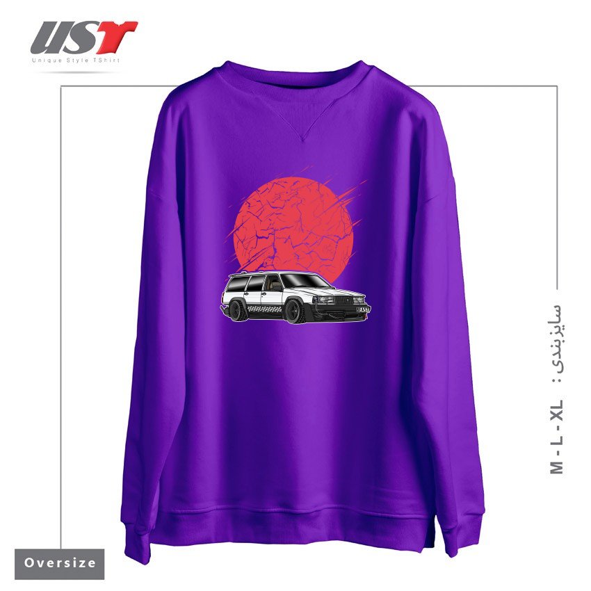 سوییشرت اورسایز طرح VOLVO 940 STREET RACING