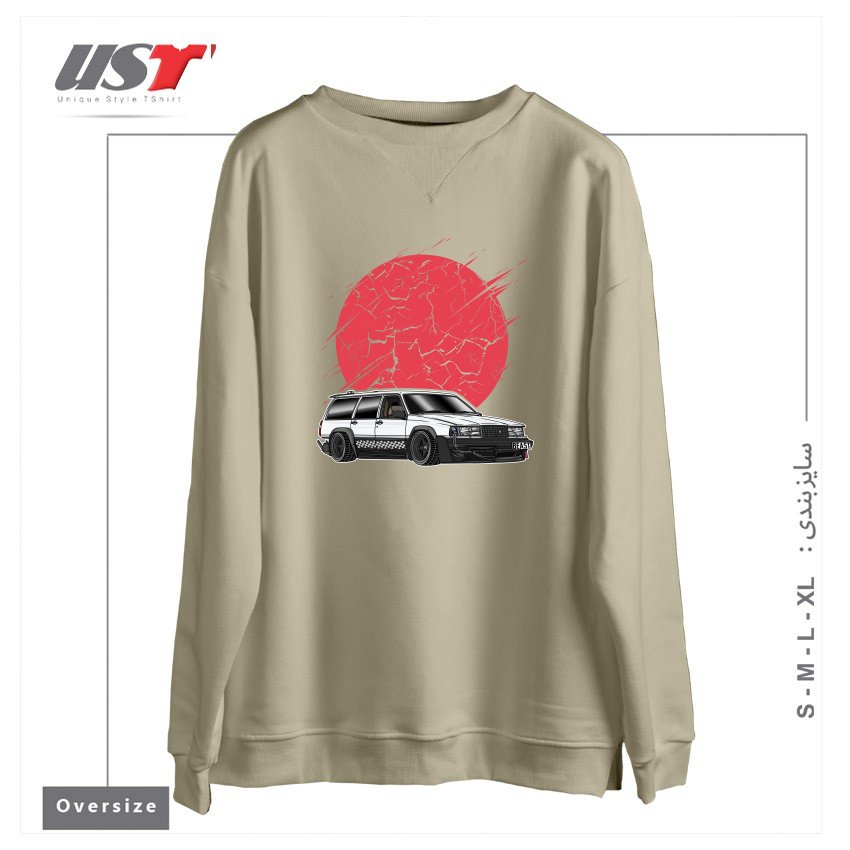 سوییشرت اورسایز طرح VOLVO 940 STREET RACING