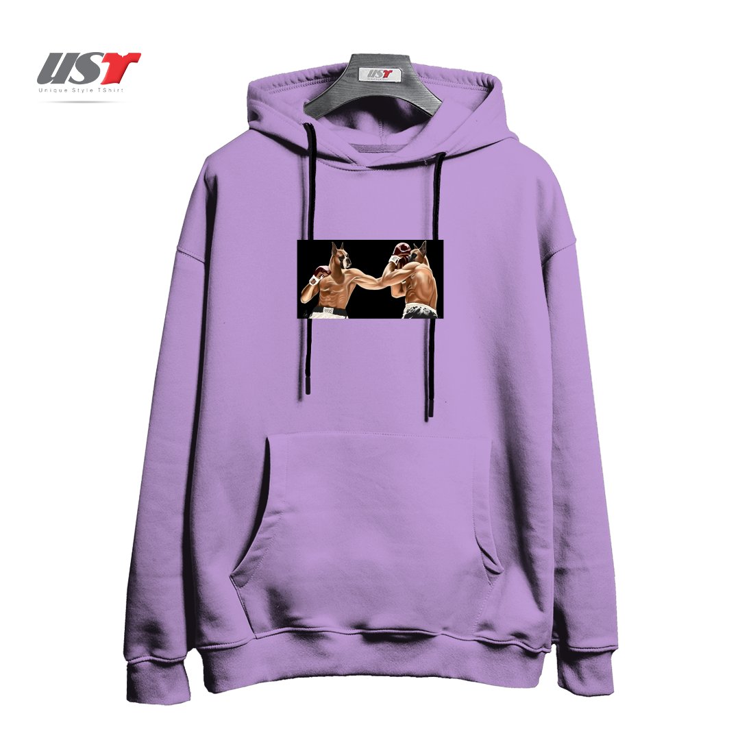 هودی اورسایز طرح BOXER