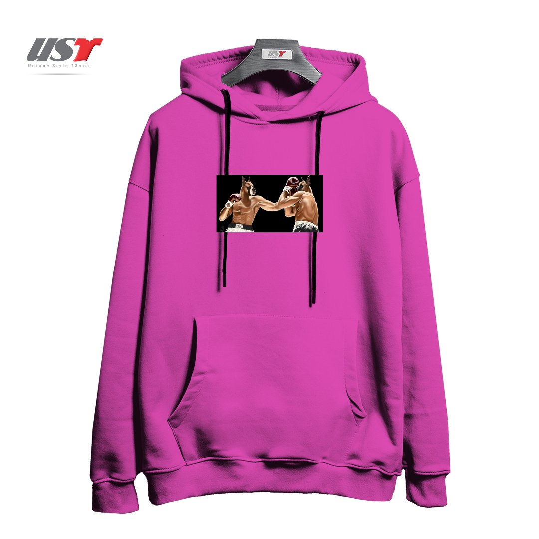 هودی اورسایز طرح BOXER