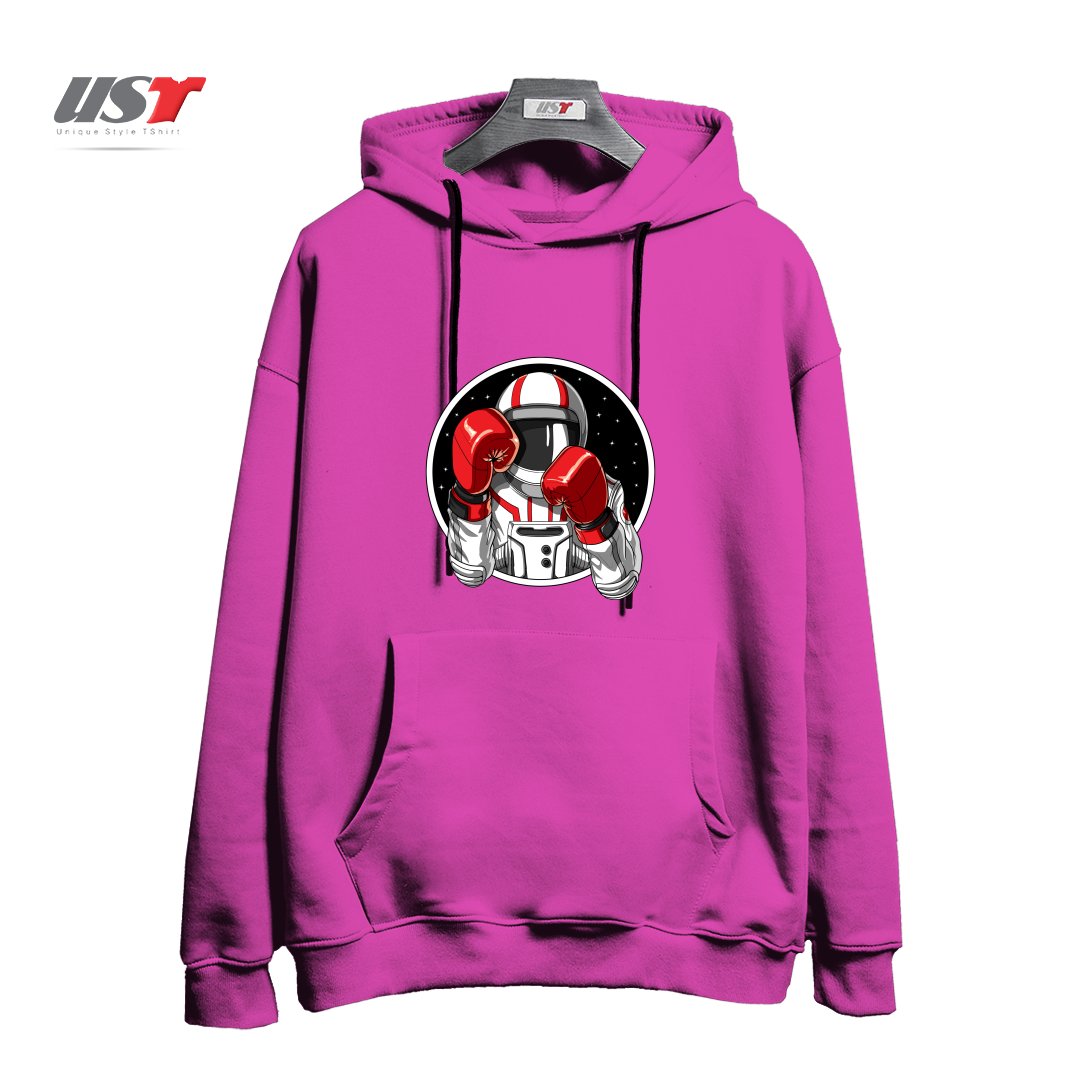 هودی اورسایز طرح BOXING ASTRONAUT
