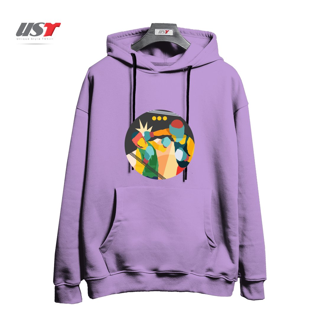 هودی اورسایز طرح BOXING