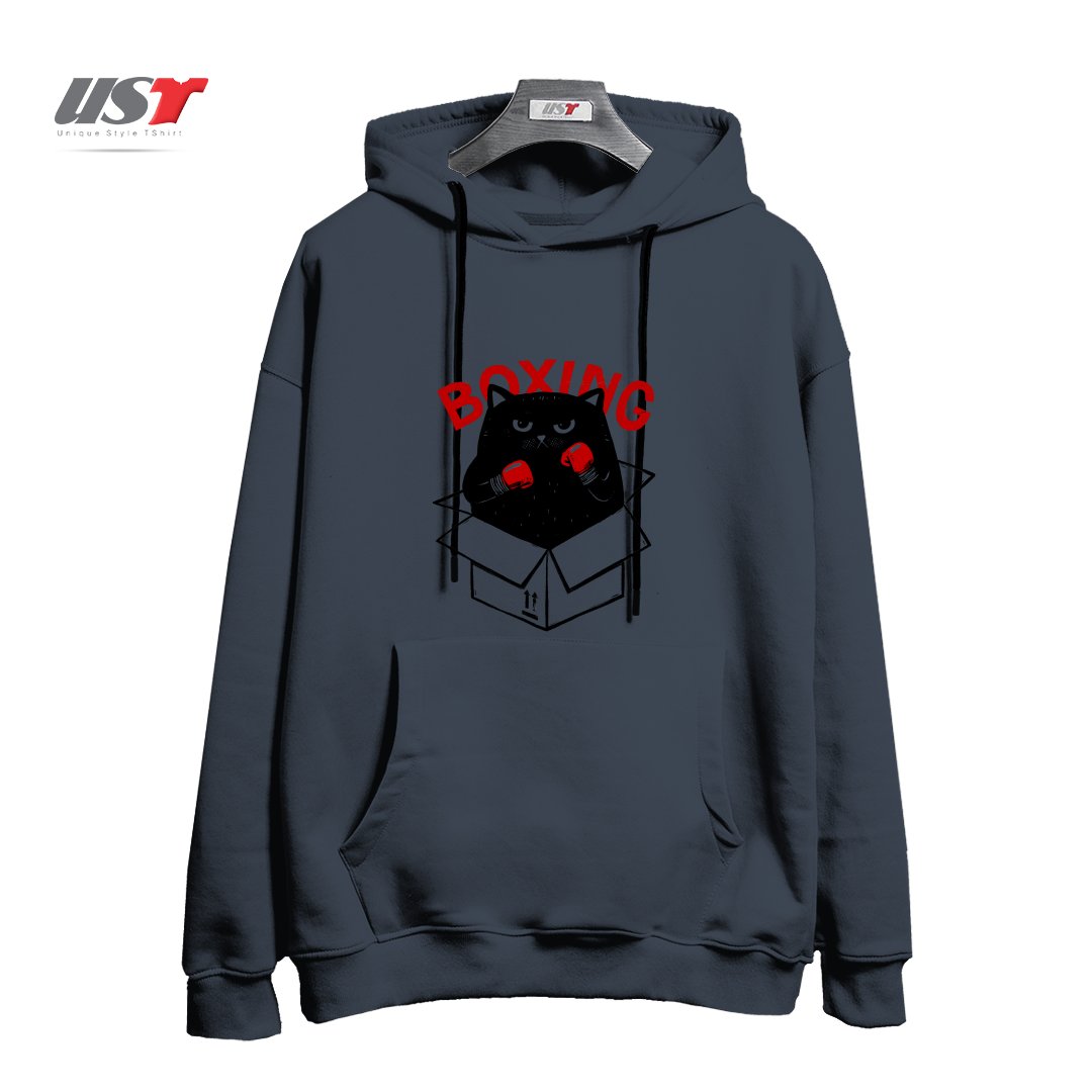 هودی اورسایز طرح BOXING1