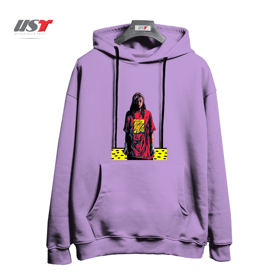 هودی اورسایز طرح KEITH TREE