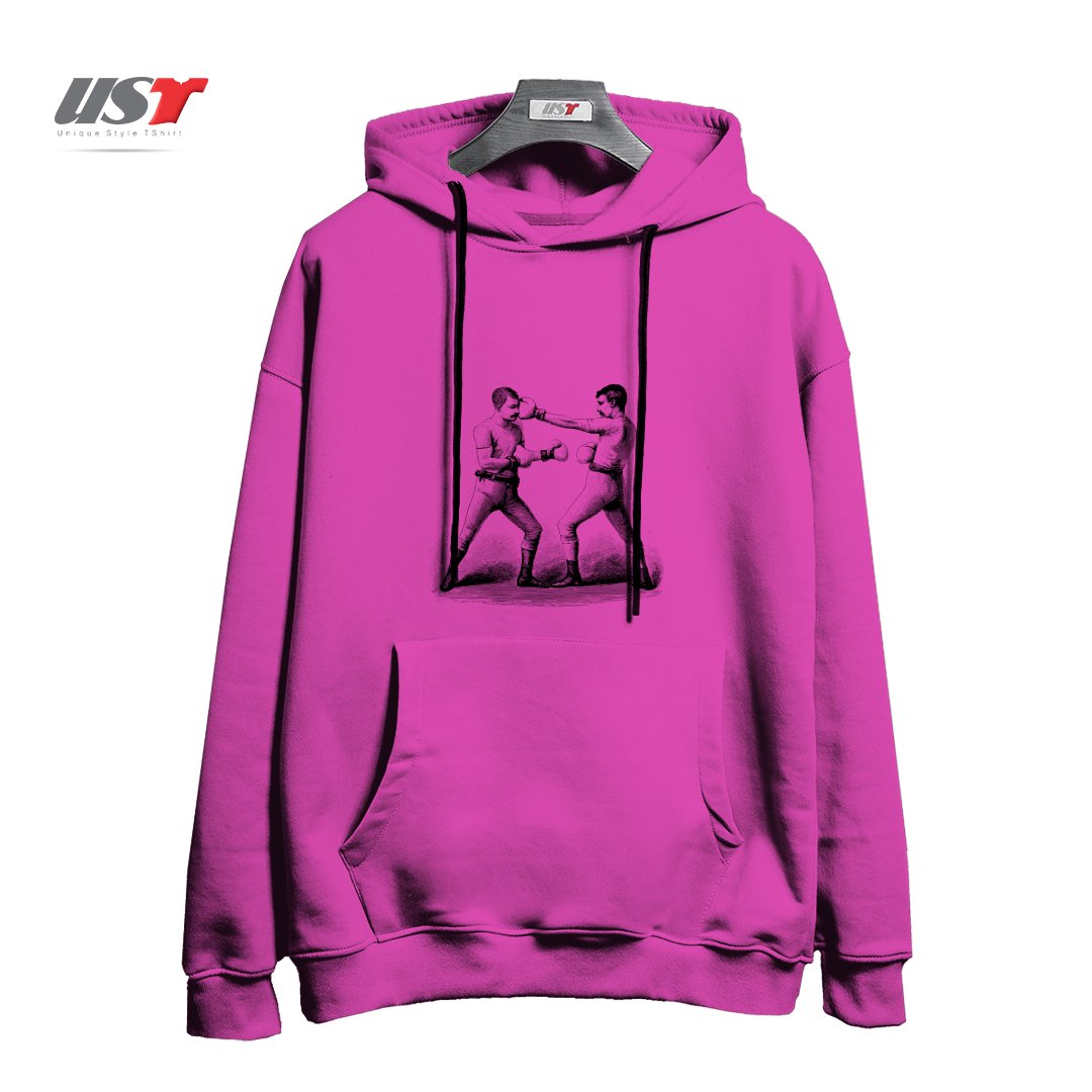 هودی اورسایز طرح MEN IN MOUSTACHES