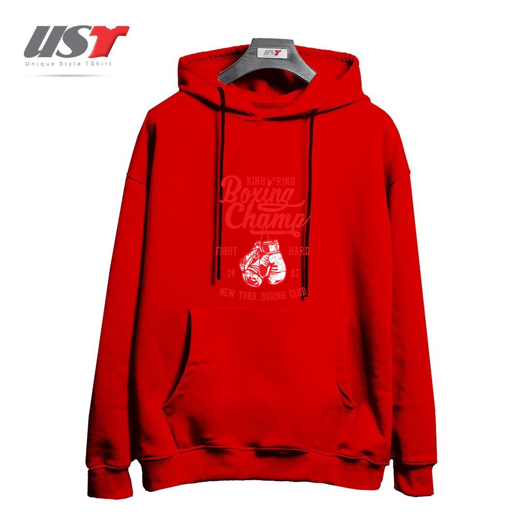 هودی اورسایز طرح NEW YORK BOXING CLUB