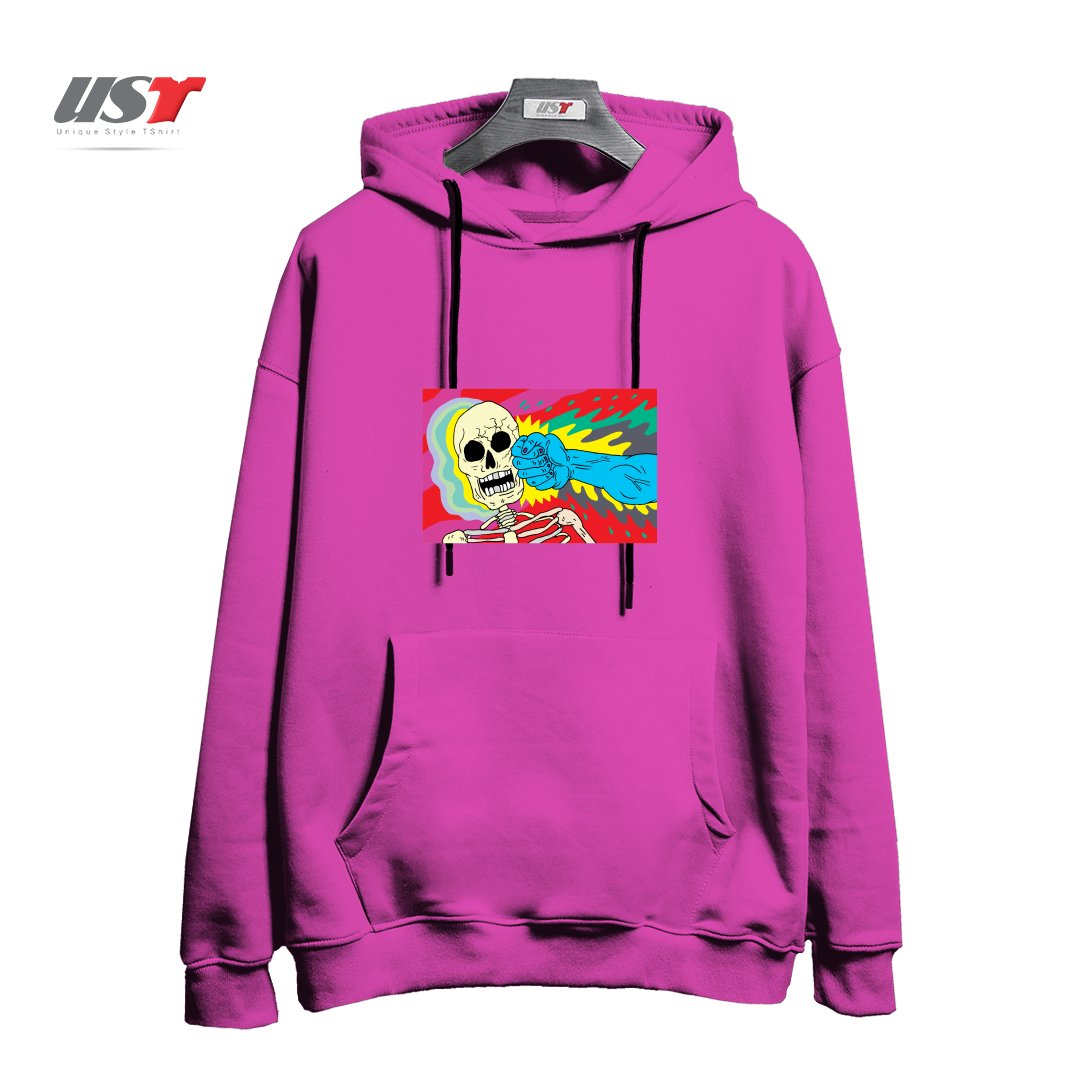 هودی اورسایز طرح PUNCHING DEATH