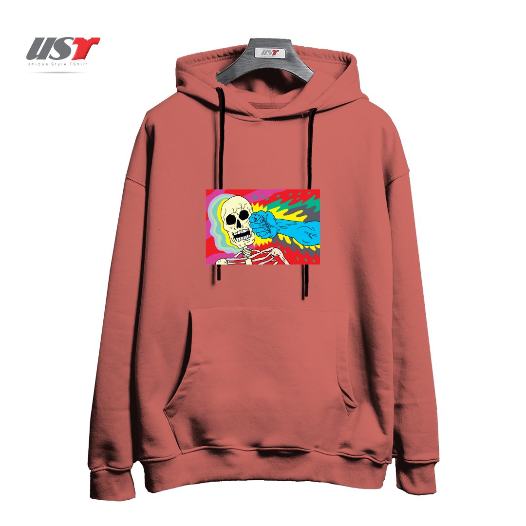 هودی اورسایز طرح PUNCHING DEATH