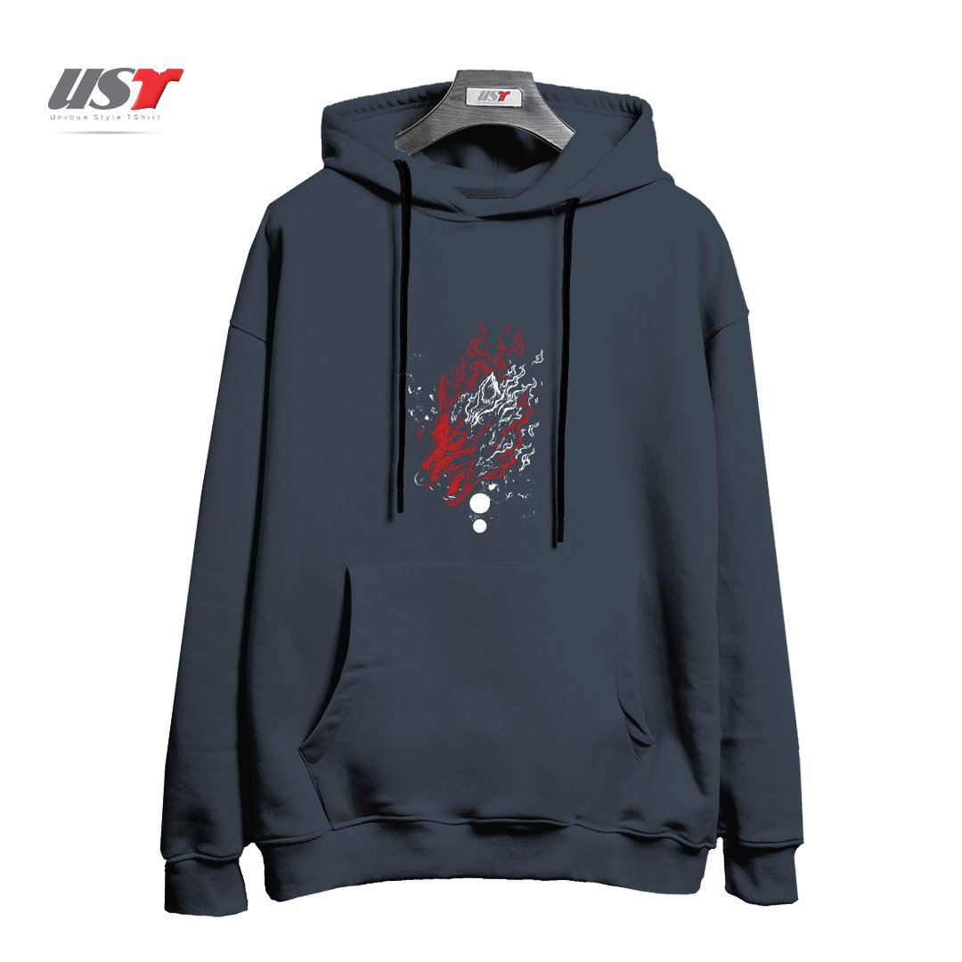 طرح WOLF ON FIRE (RED)