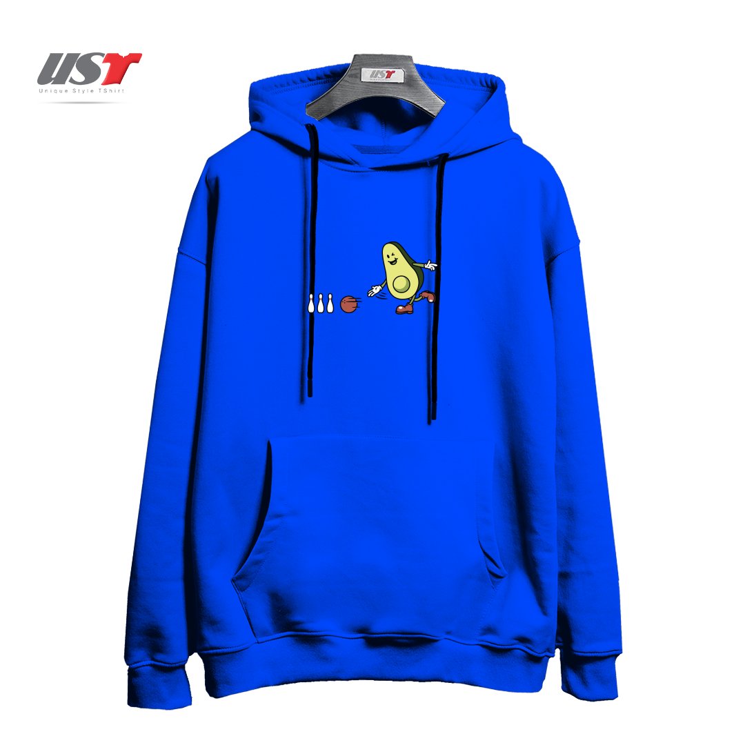 هودی اورسایز طرح AVOCADOO PLAYING BOWLING